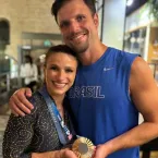 Jade Barbosa exibe barrig�o na reta final da gravidez do primeiro filho