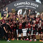 Flamengo vence Palmeiras e vira 1� brasileiro tetra da Libertadores