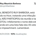 Autor Benedito Ruy Barbosa é internado em São Paulo