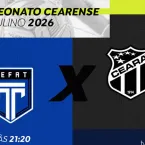 TV Brasil transmite jogo entre Tirol e Ceará pelo Campeonato Cearense