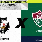 Rádio Nacional transmite Vasco e Fluminense pela semifinal do Carioca