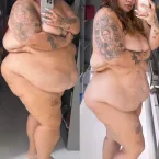 Thais Carla exibe muque na academia ap�s perder 85kg