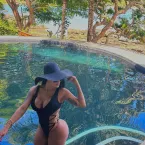 Na reta final da gravidez, influencer gr�vida de filho com ex-zagueiro do Corinthians mostra ultra: 'A cara do pai'