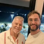 Namorado de Miguel Falabella mostra mudan�a no corpo e d� conselho: 'Mantenha o foco'