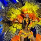 Ex-BBBs e cunh�s: bastidores da prepara��o para o Festival de Parintins