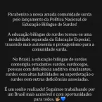 Michelle Bolsonaro elogia programa do governo Lula após críticas ao filho