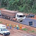 Casal morre em acidente grave na BR-163