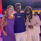 Vini Jr. encontra família de Bob Marley durante férias na Jamaica