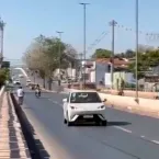 Ponte em Cuiab� � fechada para pedestres ap�s grade de prote��o cair
