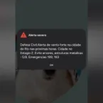Rio de Janeiro em alerta severo: ventos fortes e risco alto nesta quarta-feira