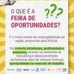 Feira de Oportunidades na UFSCar acontece em setembro