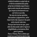 Sheilla defende Tifanny: "Precisamos olhar para a pessoa"