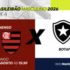 Clássico Flamengo x Botafogo recebe transmissão da Rádio Nacional neste domingo