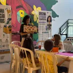Goianésia ganha espaço de leitura com doação de livros e oficina terapêutica