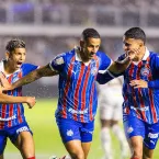 Bahia perde pontos na chuva contra o Santos no fim da partida