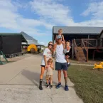 Patrick Mahomes e família vivem tarde mágica em fazenda de abóboras
