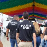 Homem acusado de roubo � preso durante festa de S�o Jo�o em Cruz das Almas