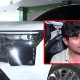 B�bado atropela motociclista e bebe cerveja enquanto v�tima � socorrida em Cuiab�