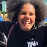 Samara Martins, �nica mulher na corrida presidencial, defende a for�a do povo no 2 de Julho