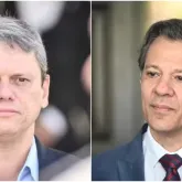Pesquisa mostra Tarc�sio na frente de Haddad na disputa pelo governo de S�o Paulo
