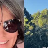 Gloria Pires visita o sitio ecologico de Cleo e se encanta: 'Com meus amores'
