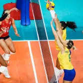 Brasil perde para os Estados Unidos no v�lei feminino por 3 a 0