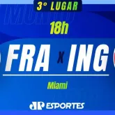 Fran�a e Inglaterra brigam pelo 3� lugar da Copa do Mundo