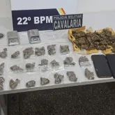 Pol�cia Militar prende dois traficantes do Comando Vermelho com drogas no Nort�o de Mato Grosso