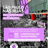Mulheres se unem em 12 cidades para pedir vota��o de lei contra o �dio
