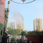 Inc�ndio atinge apartamento na Barra da Tijuca e assusta moradores