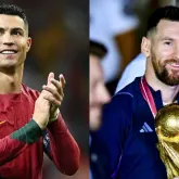 Cristiano Ronaldo apoia Messi ap�s morte de seu pai; veja