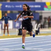 Jovem atleta de 15 anos quebra recorde das Am�ricas em corrida