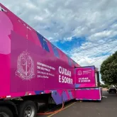 Carreta odontol�gica gratuita atende mulheres em Ara�atuba