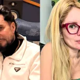 Mulher de Latino denuncia agress�o e exp�e v�deos e mensagens; cantor se defende