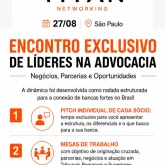 Advogados de todo o pa�s se encontram em SP para fechar parcerias e gerar neg�cios