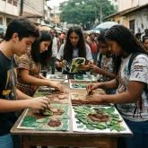 Jovens da periferia de Campinas criam a��es para enfrentar a crise clim�tica