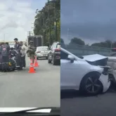 Acidente com cinco carros na Paralela deixa ferido e trava tr�nsito em Salvador