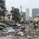 Desabamento de pr�dio na zona leste de S�o Paulo causa duas mortes
