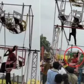 Mulher perde peda�o da cabe�a depois de cabelo ficar preso em brinquedo girat�rio