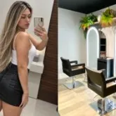 Cabeleireira abre sal�o pr�prio ap�s receber apoio de empres�rio em plataforma de relacionamentos