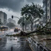 Chuva forte e tempestades atingem S�o Paulo a partir de domingo