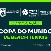 Brasil define time para tentar vencer Copa do Mundo de Beach Tennis em 2026 no Brasil