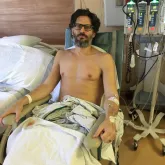 Joe Manganiello revela fotos chocantes de hospital ap�s amputa��o e perda de 60 kg