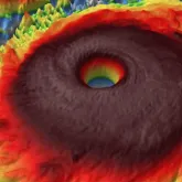 Super Tuf�o Champi vira a tempestade mais forte do mundo em 2026
