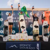 Brasileira Bruna Kajiya vira heptacampe� mundial de Kitesurf na Ilha do Guajiru