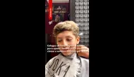 Amigos raspam a cabe�a para incentivar menino com c�ncer
