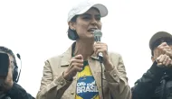 Pesquisa mostra que v�deo de Michelle Bolsonaro prejudica muito a campanha de Fl�vio