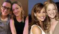Jennifer Garner e Judy Greer s�o vistas no set do novo filme 'De Repente 30'