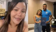 Mani Reggo manda indireta ap�s pol�mica do casamento de Davi Brito: 'A gente sabe que venceu'