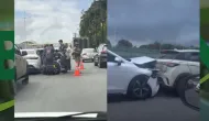 Acidente com cinco carros na Paralela deixa ferido e trava tr�nsito em Salvador